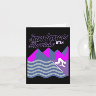 Sundance Mountain Utah Usa Ski Resort Snowboarden Karte