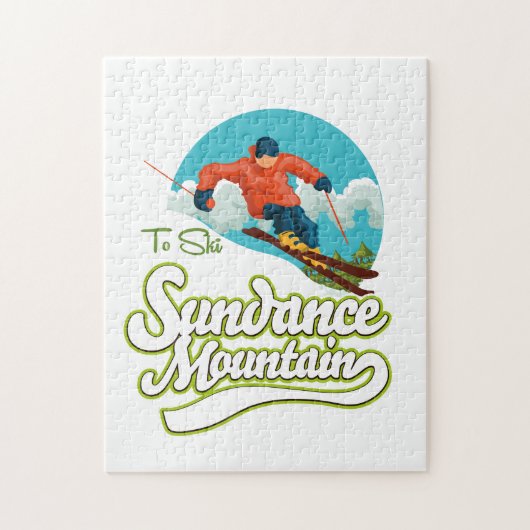 Sundance Mountains Skilogo Puzzle (Vertikal)
