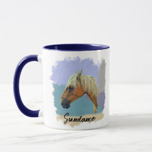 "Sundance" - Pferdeportrait - Personalisieren Sie  Tasse
