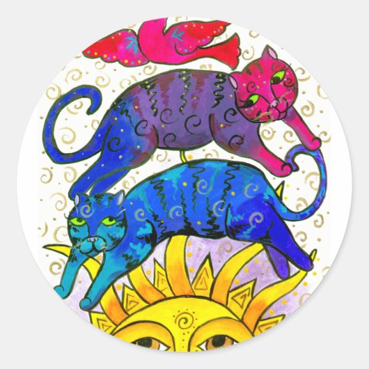 Sundance Runder Aufkleber (Vorderseite)