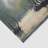 Sundarbans Mangrove Forest River Trees Seidenpapier (Ausschnitt)