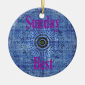 Sunday Best Keramikornament (Vorne)