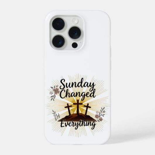 Sunday change Everything Christian Phone Case iPhone Hülle (Rückseite)