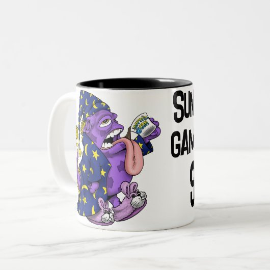 Sunday Drool Tasse (Vorderseite Links)