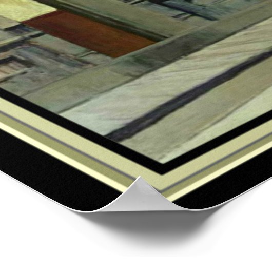 "Sunday" Edward Hopper 12 x 16 Print Poster (Ecke)