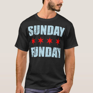 Sunday Funday Chicago Flag T-Shirt