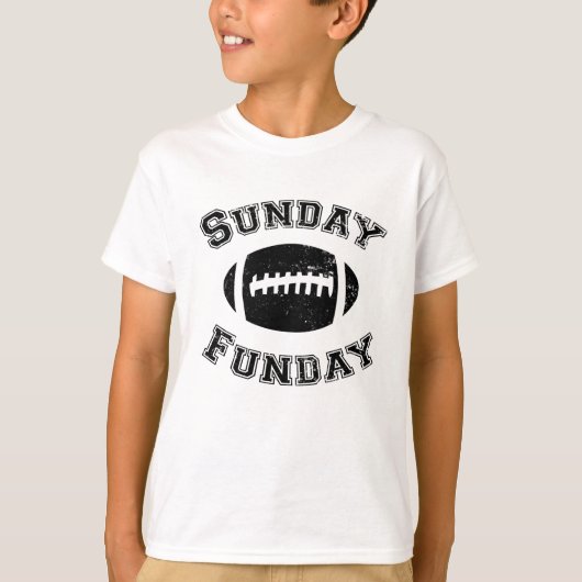 Sunday Funday Football T-Shirt (Vorderseite)