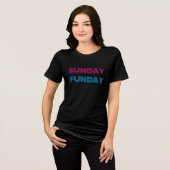 Sunday Funday Personalize Weekend Vive Tri-Blend Shirt (Vorderseite voll)