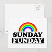 Sunday Funday Postkarte (Vorne/Hinten)