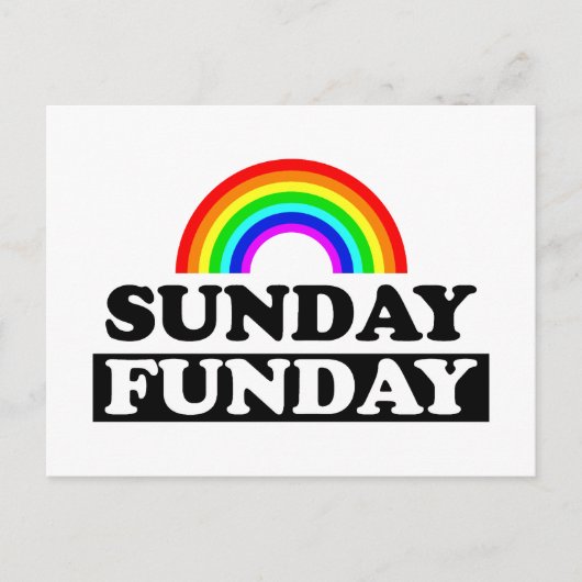 Sunday Funday Postkarte (Vorderseite)