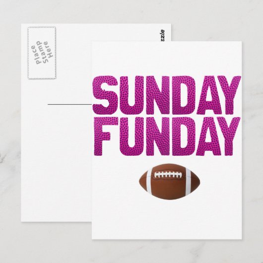 Sunday Funday Postkarte (Vorne/Hinten)