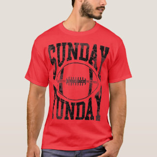 Sunday Funday Vintag Fun Day Sports Design (69) T-Shirt