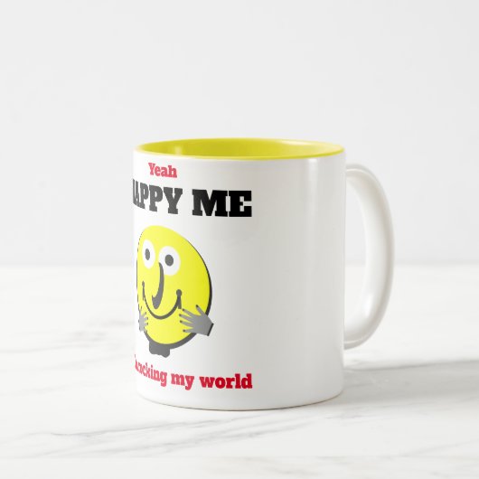 Sunday J Happy Me Tasse (VorderseiteRechts)
