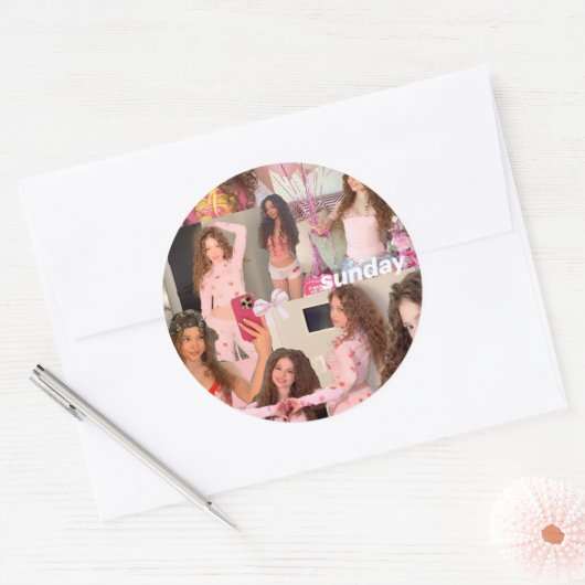 Sunday Kalogeras Collage Sticker (Umschlag)