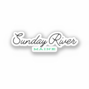 Sunday River Maine Aufkleber