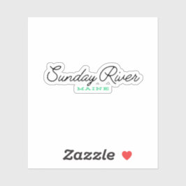Sunday River Maine Aufkleber