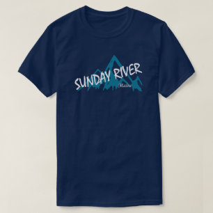 Sunday River Maine Berge T-Shirt