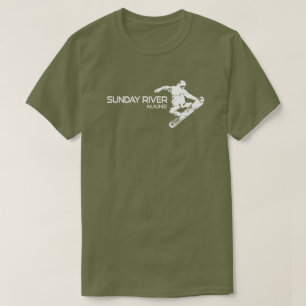 Sunday River Maine Snowboarder T-Shirt