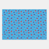 Sunday Sail Dark Geschenkpapier Set (Vorderseite 2)