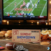 Sunday Showdown VIP Football Party Ticket Einladung