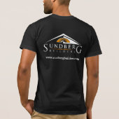 Sundberg-Erbauer (auf Schwarzem) T-Shirt (Rückseite)
