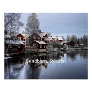 Sundborn, Schweden Poster