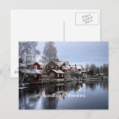 Sundborn, Schweden Postkarte (Vorne/Hinten)
