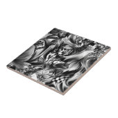 Sünde und schmelzende Schädel des Rauches Fliese (Seite)