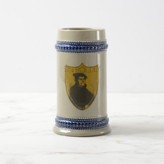 Sünden-Bier Stein mutig - Martins Luther Bierglas