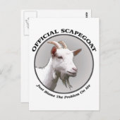 Sündenbock Postkarte (Vorne/Hinten)