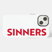 Sünder iPhone Hülle (Rückseite (Horizontal))