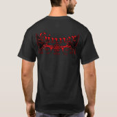Sünder-Schädel (rot) T-Shirt (Rückseite)