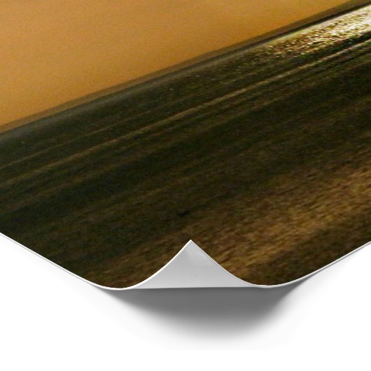 Sunderland - Roker Pier & Lighthouse Poster (Ecke)