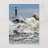 Sunderland - Roker Pier & Lighthouse Postkarte (Vorderseite)