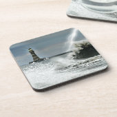 Sunderland - Roker Pier u. Leuchtturm Getränkeuntersetzer (Linke Seite)