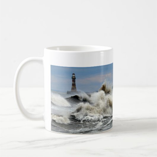 Sunderland - Roker Pier u. Leuchtturm Kaffeetasse (Links)