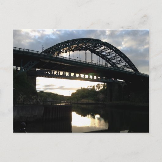 Sunderland Wearmouth Bridge Postcard Postkarte (Vorderseite)