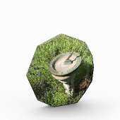 Sundial in Lavendel Fotoblock (Links)