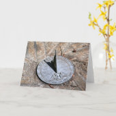 Sundial Karte (Gelbe Blume)