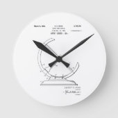 Sundial Patent Runde Wanduhr (Vorderseite)
