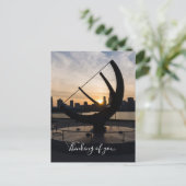 Sundial Sunset Denken Sie nach der Karte (Stehend Vorderseite)