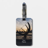 Sundial Sunset Gepäckanhänger (Rückseite vertikal)