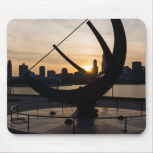 Sundial Sunset Mousepad