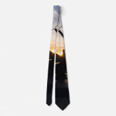 Sundial Sunset Neck Tie Krawatte (Rückseite)