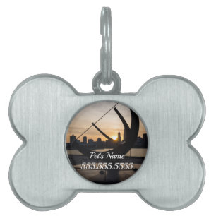 Sundial Sunset Pen ID Tag Tiermarke
