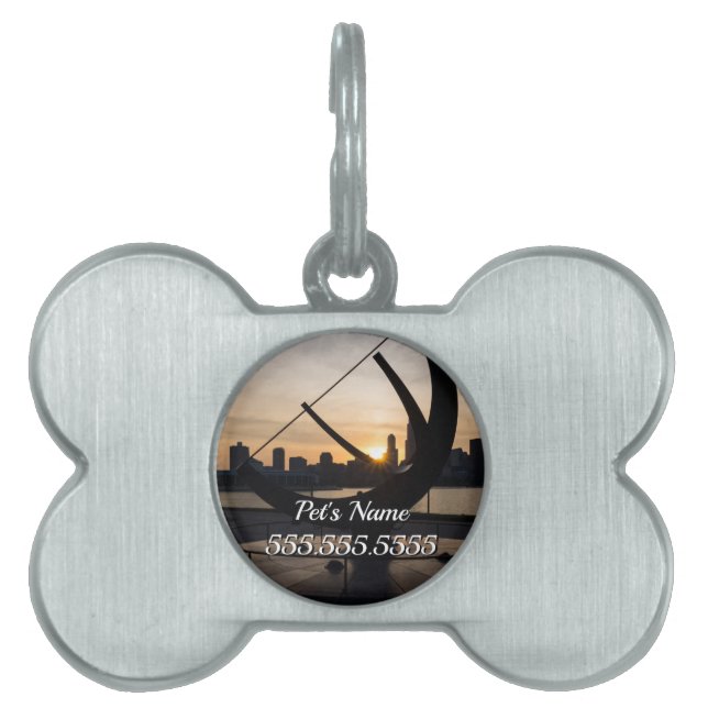Sundial Sunset Pen ID Tag Tiermarke (Vorderseite)