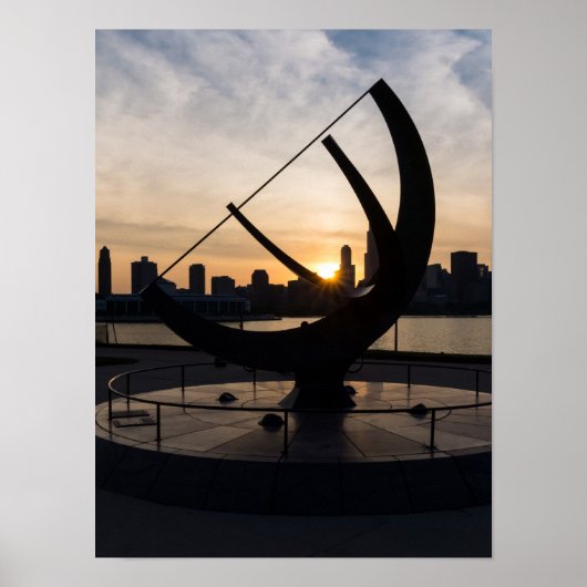 Sundial Sunset Poster (Vorne)