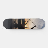 Sundial Sunset Skateboard (Horizontal)