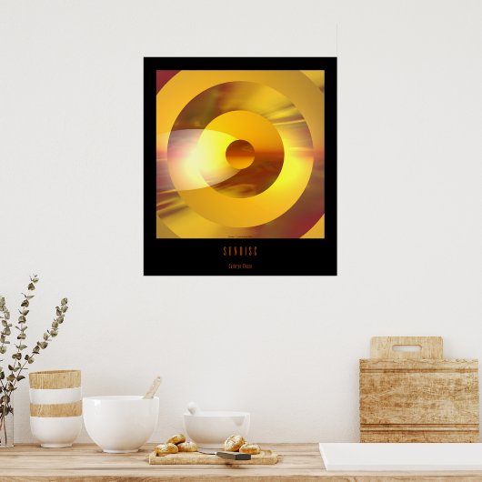 Sundisc Poster (Küche)