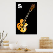 Sundlof Guitars Archtop Poster (Küche)